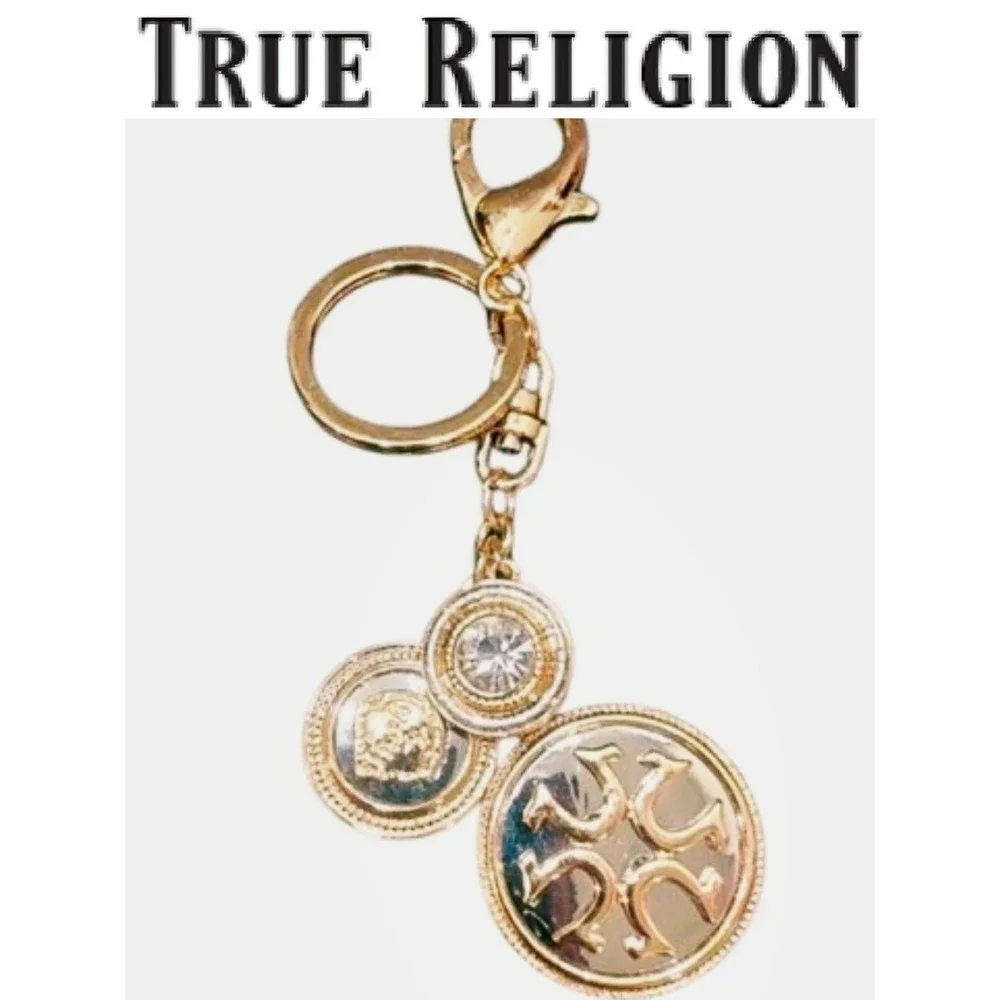 True Religion Horseshoe/Buddha Bag & Charm‎ Keychain